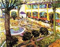גן בבית חולים בעיר ארל (Vinsent Van Gogh)