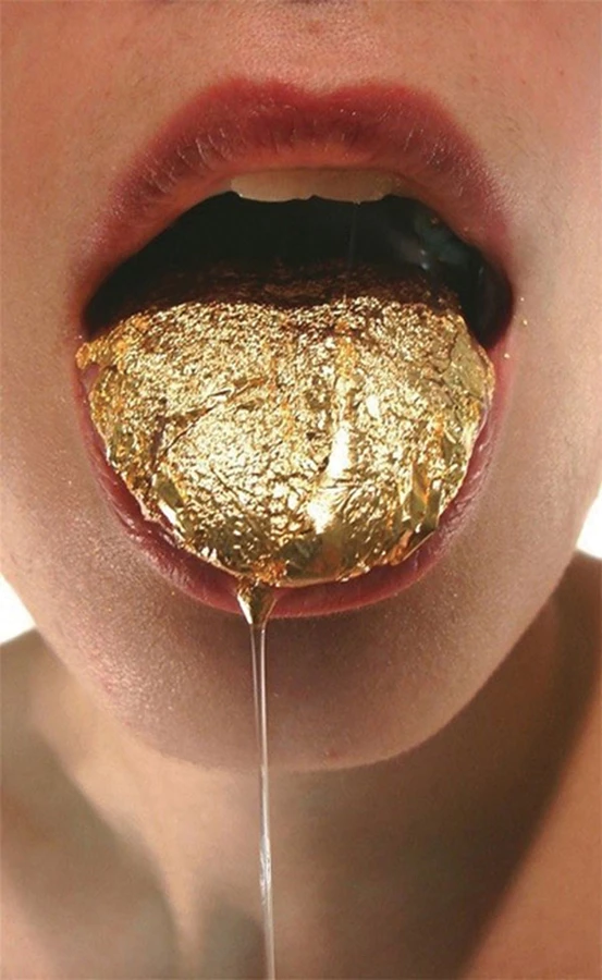 Lauren Kalman, Hard Wear (Tongue Gilding), 2006