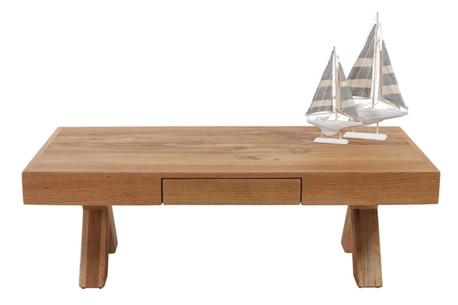 שולחן קפה עשוי עץ טבעי - מזנוני כהן  