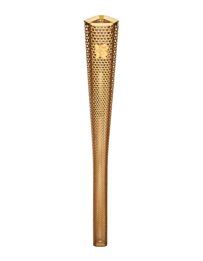הלפיד האולימפי שעוצב עבור המשחקים האולימפיים שהתקיימו ב- 2012, בלונדון.