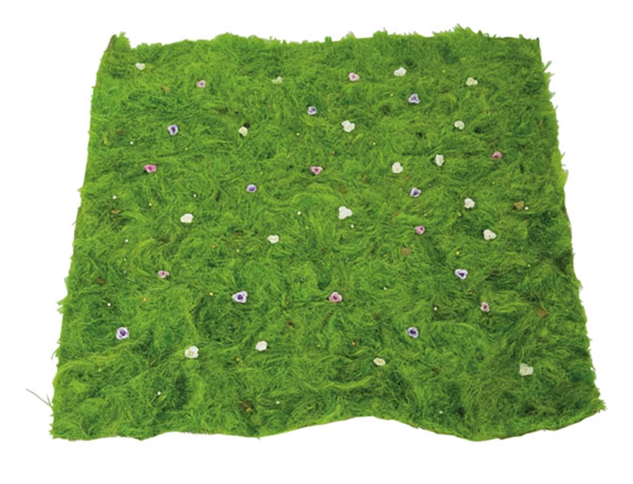 שטיח במראה ייחודי של מדשאה פורחת. 'קארה דיזיין'.