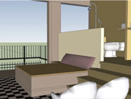 SMALL BUT BIG, הצעה לעיצוב חדרים בבתי מלון: סטודיו שתי מעצבות