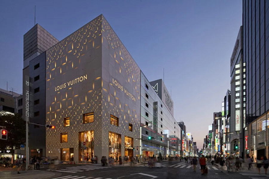 חנות לואי ויטון, טוקיו, יפן | אדריכל-Gun Aoki | צילום	<a href=