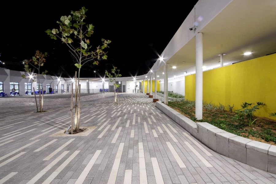 מרכז הספורט בנצרת עילית- תכנון V5 אדריכלים, צילום: עופר עברי